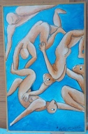 "Figure nello spazio" 2025 di Alessandra Guenna